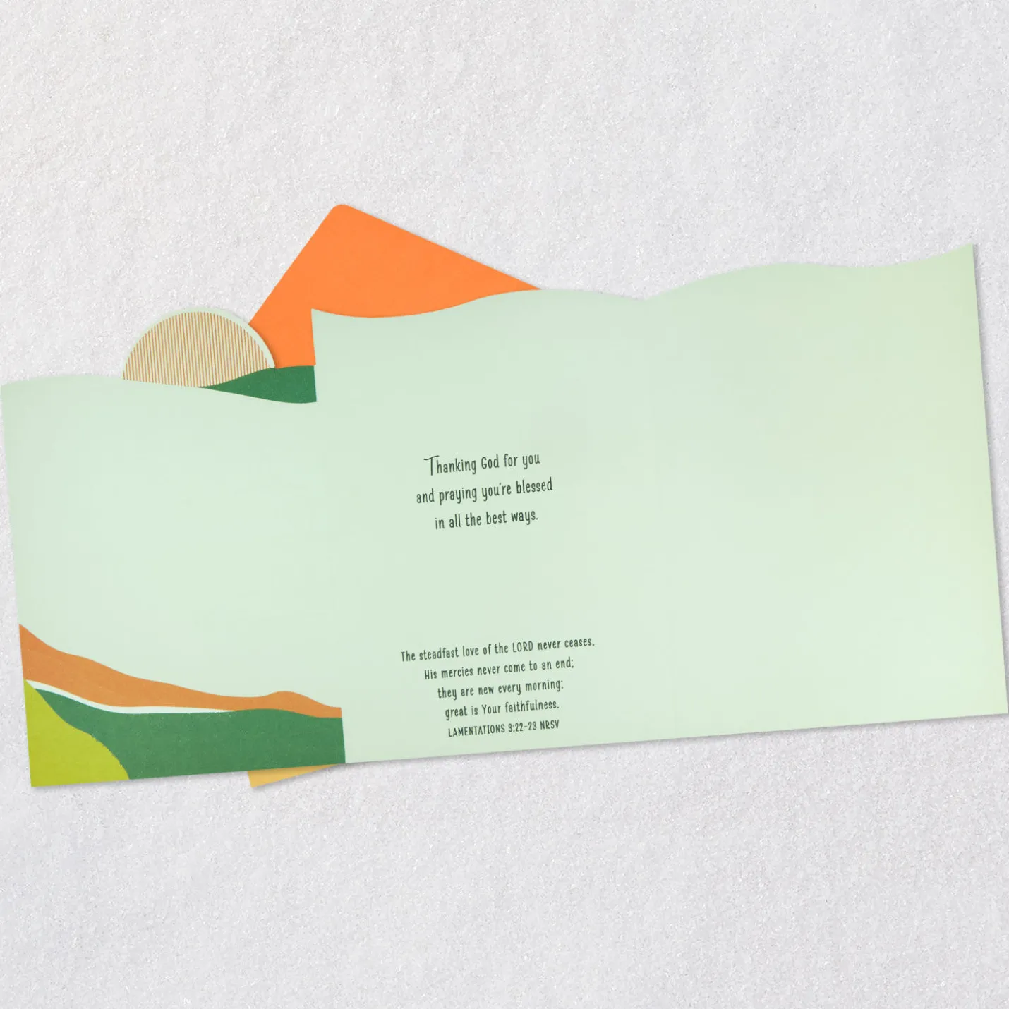 Blessings As Your New Year Begins Religious Birthday Card