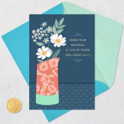 Blessings Front and Center Birthday Card
