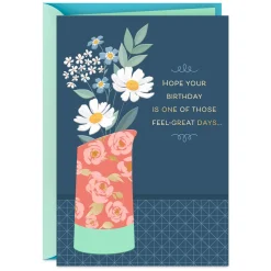 Blessings Front and Center Birthday Card
