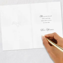 Blessings and Best Wishes Wedding Card