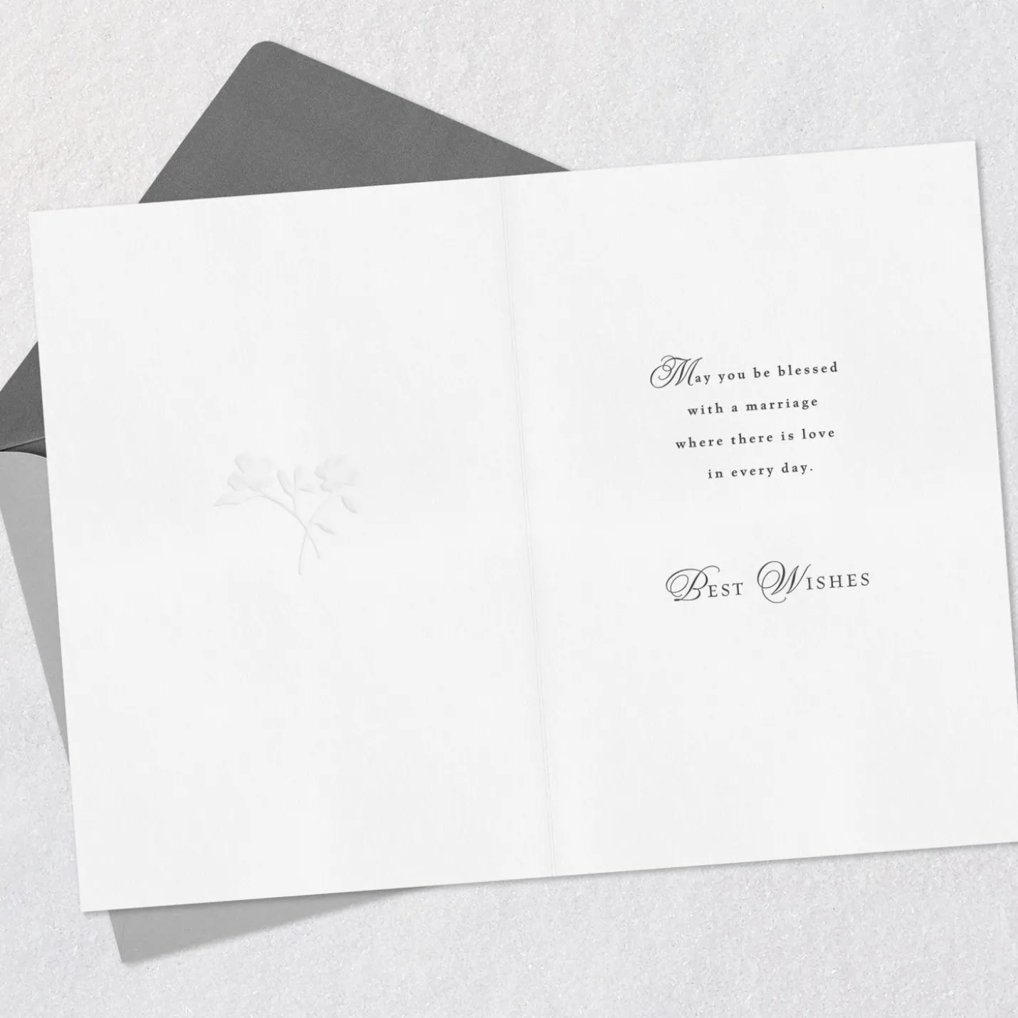 Blessings and Best Wishes Wedding Card