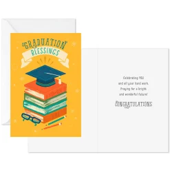 Blessings and Bright Future Graduation Cards, Pack of 6