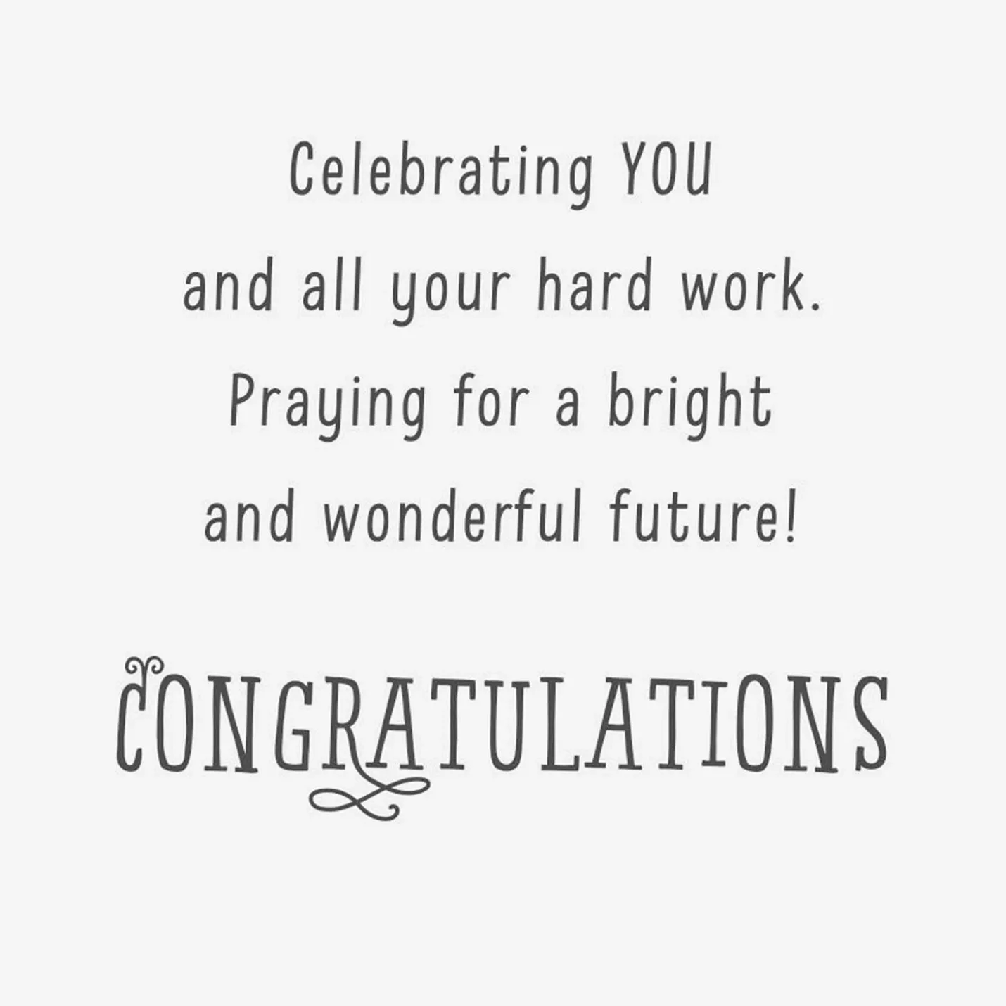 Blessings and Bright Future Graduation Cards, Pack of 6