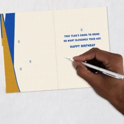 Blessings for a Fine Young Man Birthday Card for Grandson