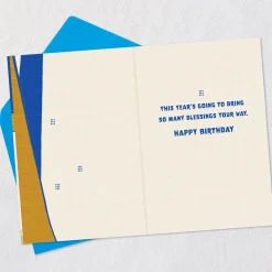 Blessings for a Fine Young Man Birthday Card for Grandson