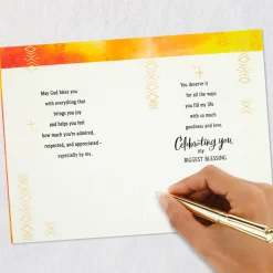 Blessings for My Husband Birthday Card