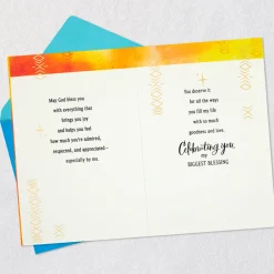 Blessings for My Husband Birthday Card