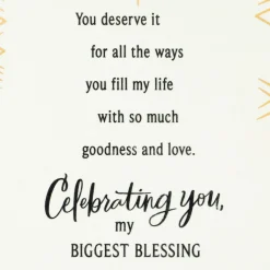 Blessings for My Husband Birthday Card