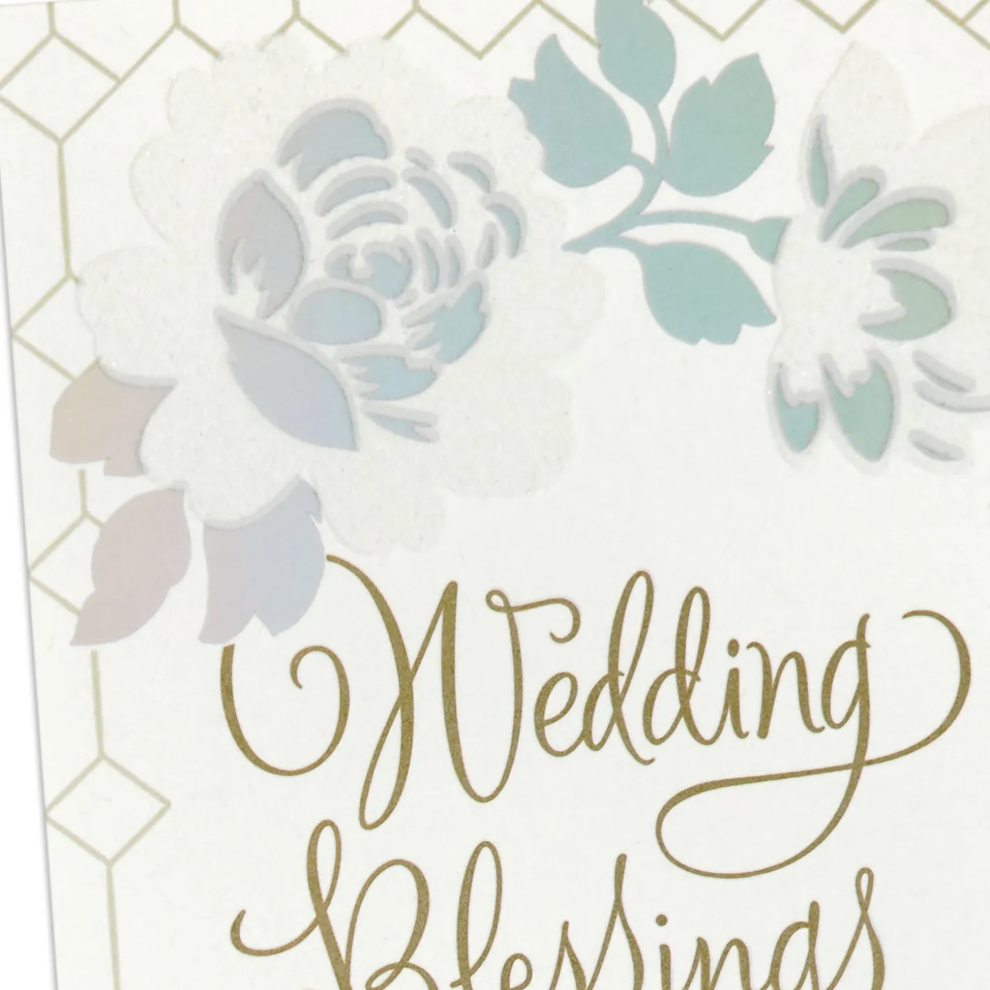 Blessings, Joy and Love Religious Wedding Card