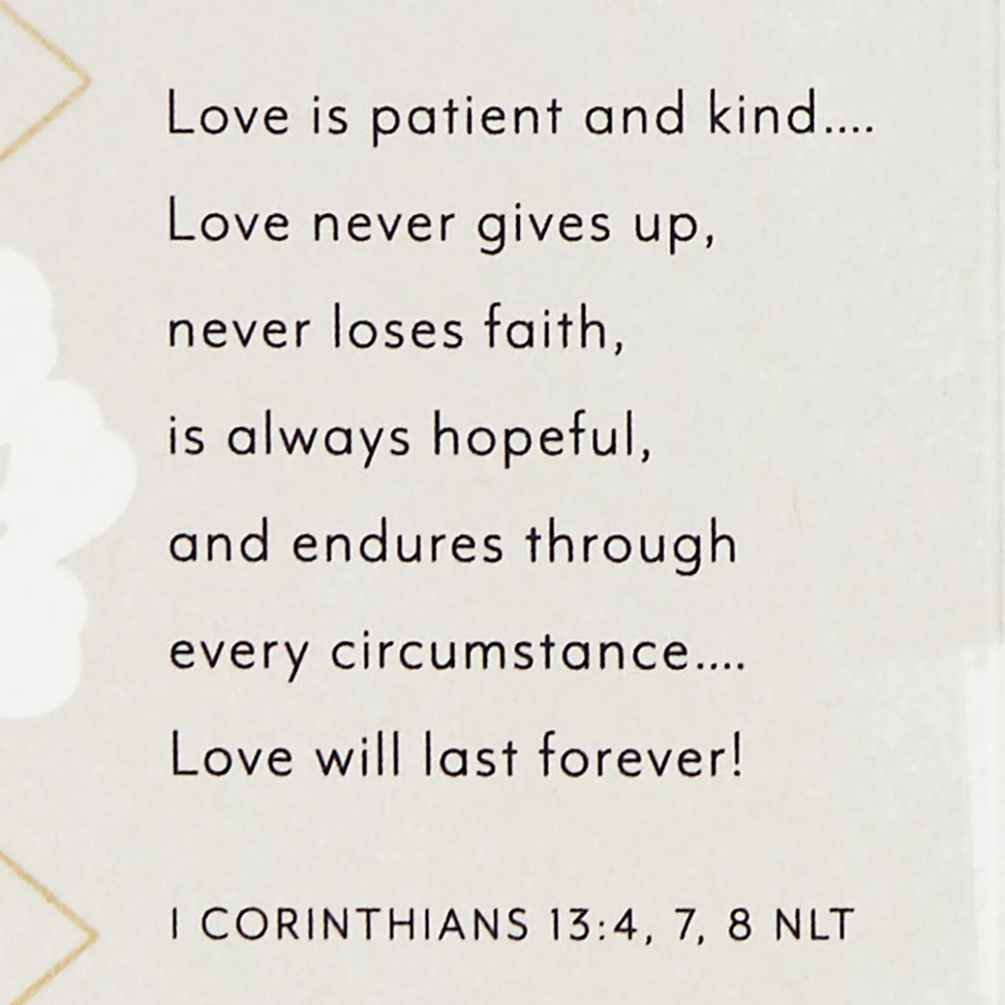 Blessings, Joy and Love Religious Wedding Card