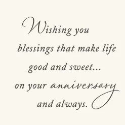 Blessings to You Both Anniversary Card