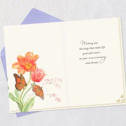 Blessings to You Both Anniversary Card
