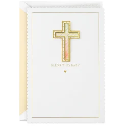 Bless This Baby Baptism Card