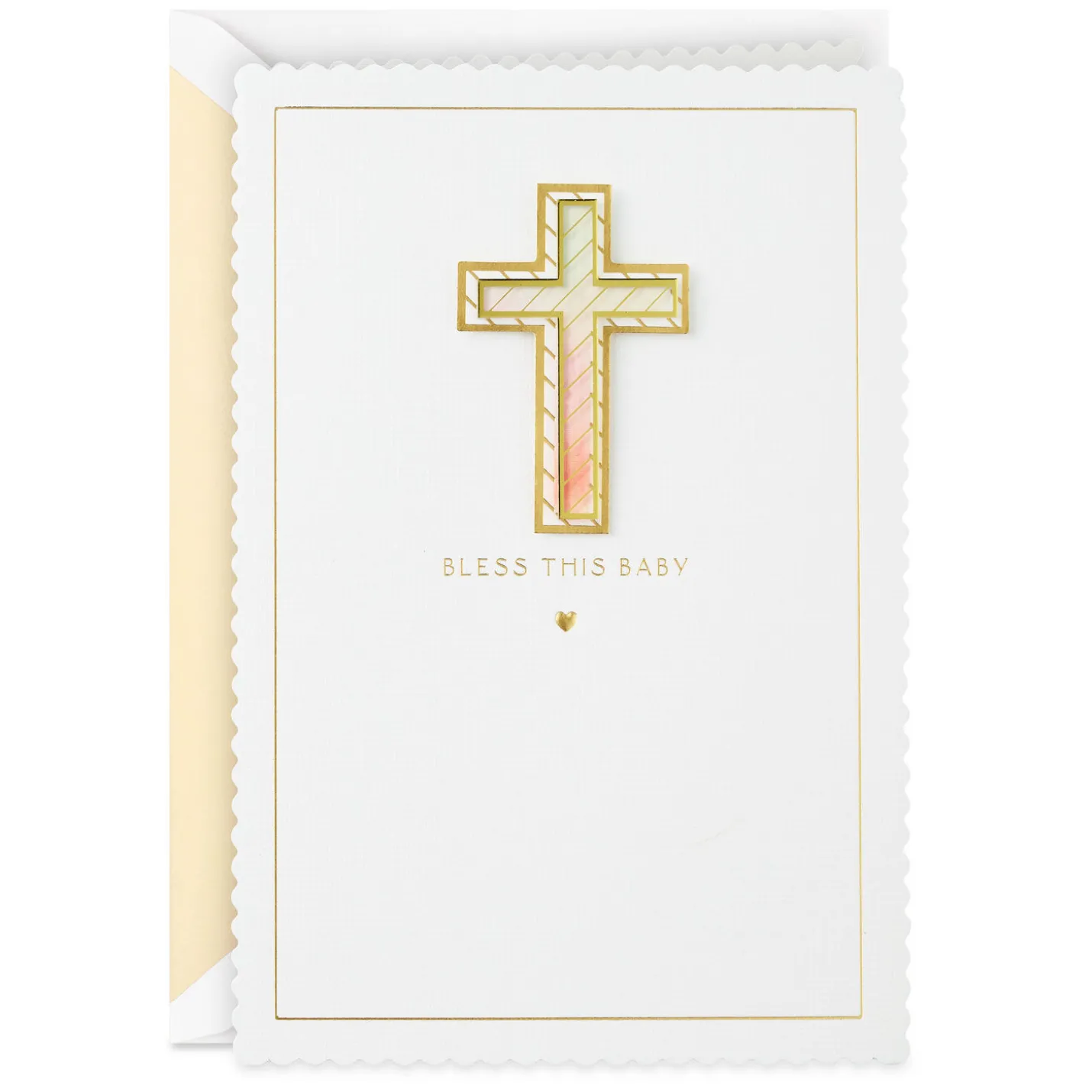 Bless This Baby Baptism Card