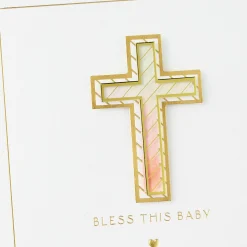 Bless This Baby Baptism Card