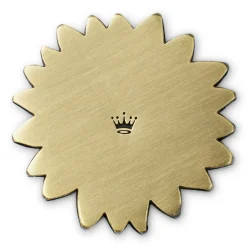 Bloom and Grow Flower Antiqued Metal Pocket Token