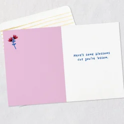 Blossoms Cuz You're 'Ossum Card
