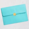 Blue and Green Confetti Cake Pick-a-Number Customizable Pop-Up Birthday Card
