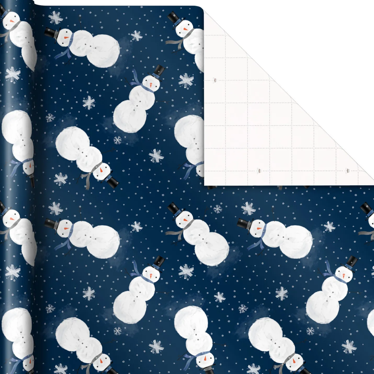Blue and Silver Gift Wrap Kit With Holiday Wrapping Paper, Bows, Ribbons and Tags