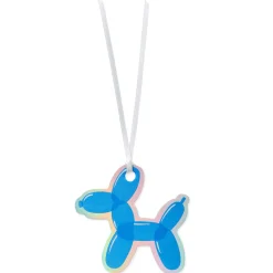 Blue Balloon Dog Die-Cut Gift Tag