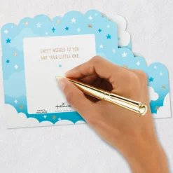 Blue Balloons 3D Pop-Up New Baby Boy Card