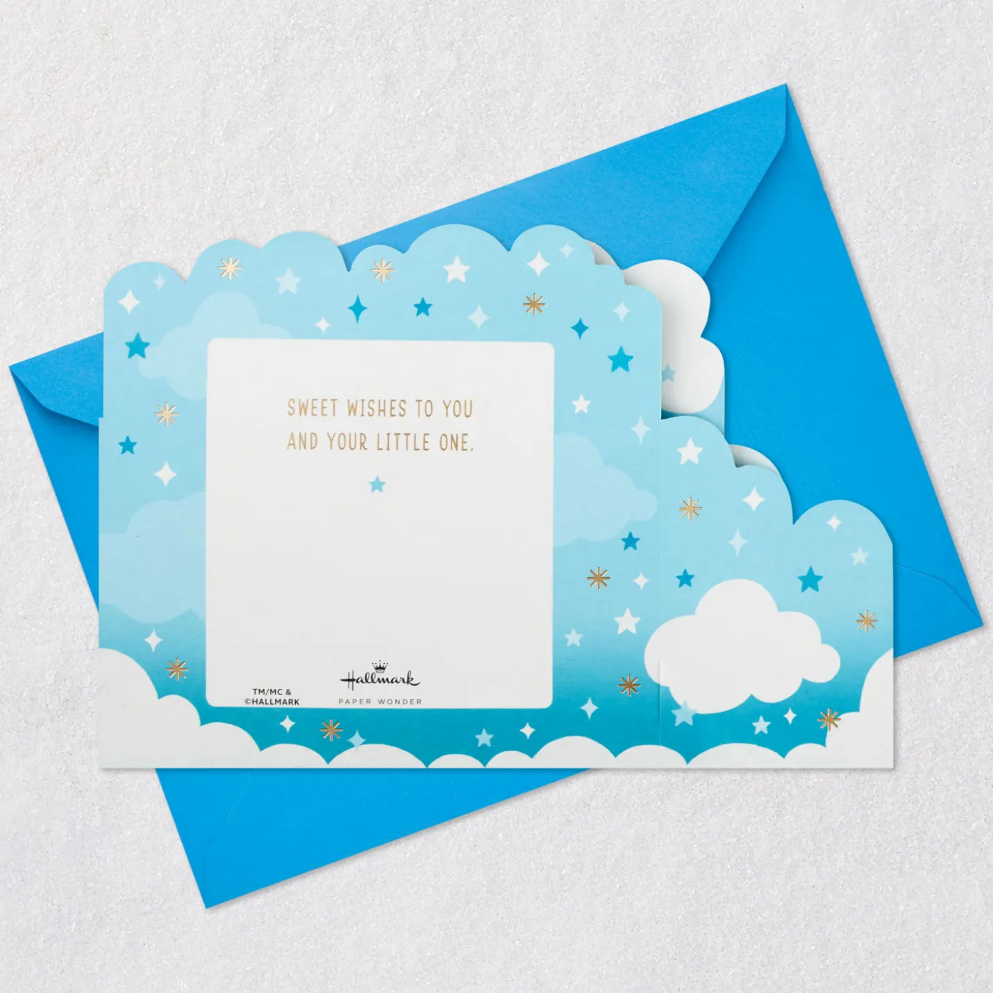 Blue Balloons 3D Pop-Up New Baby Boy Card