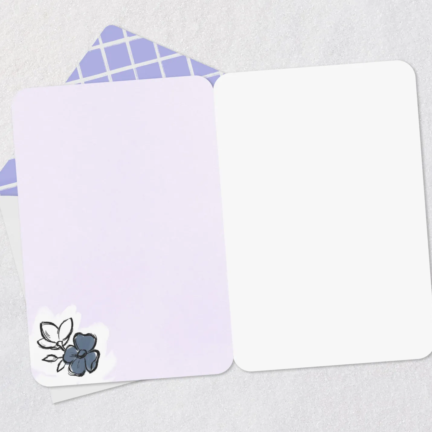Bluebird on Flowering Branch Blank Card