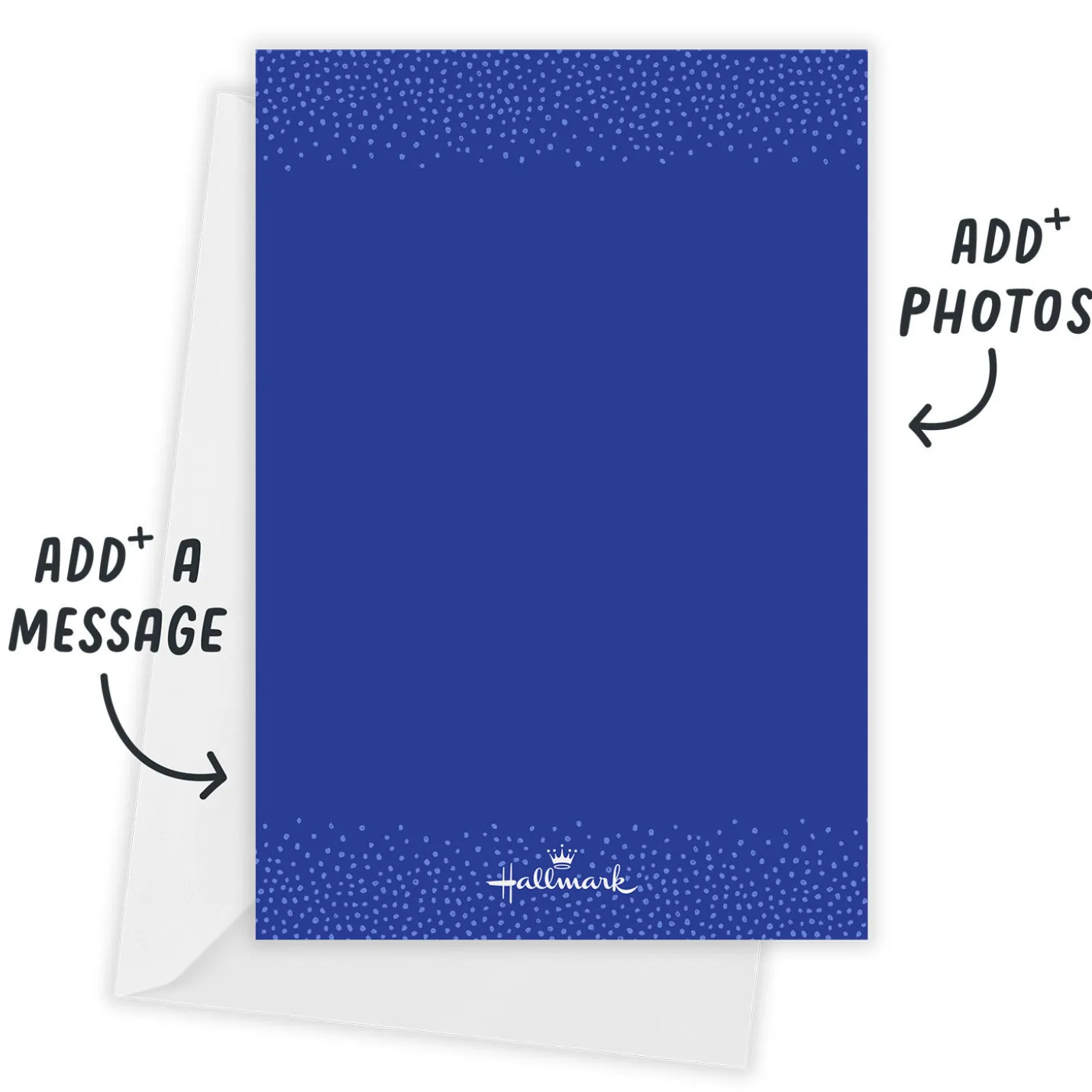 Blue Botanical Flat Wedding Invitation