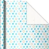 Blue Hanukkah Designs 3-Pack Wrapping Paper Assortment, 120 sq. ft.