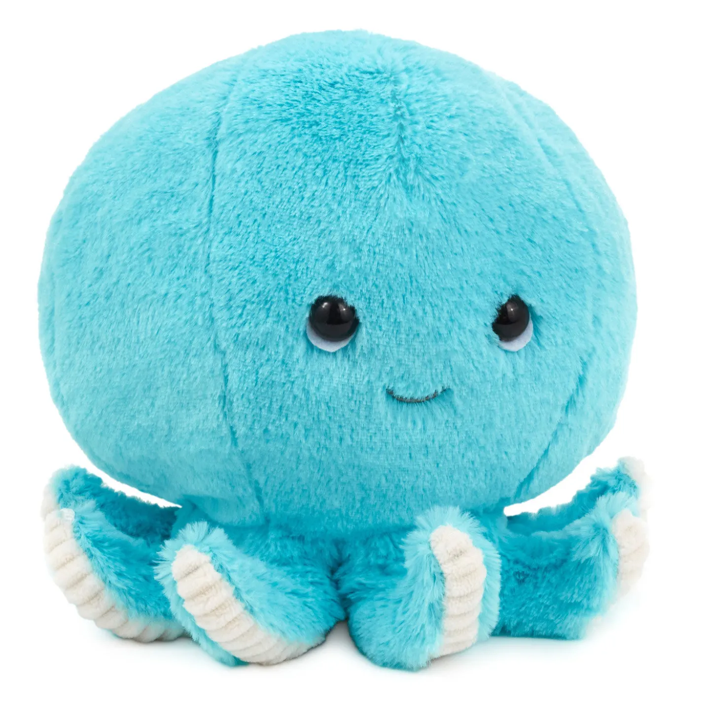 Blue Octopus Plush, 7" H