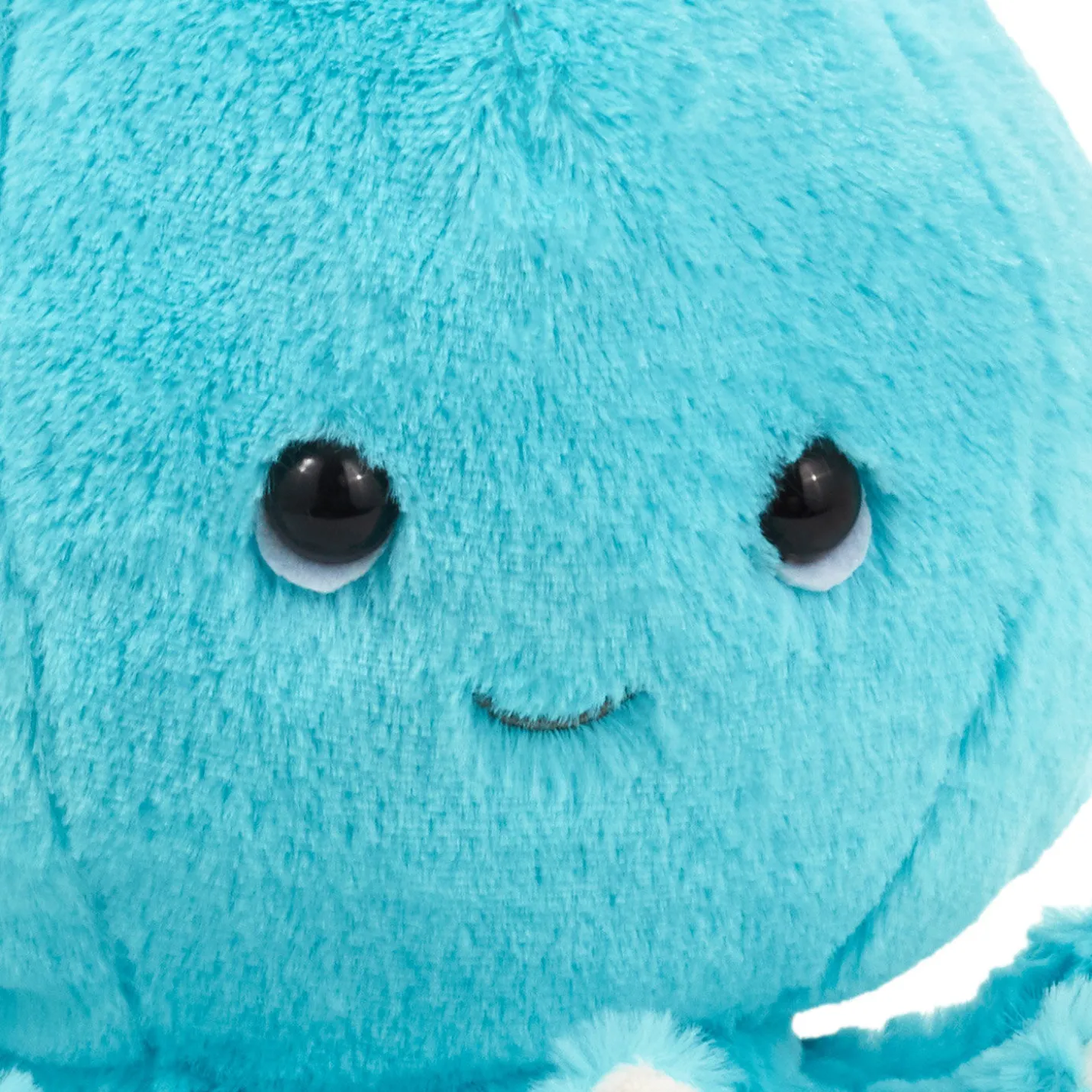 Blue Octopus Plush, 7" H