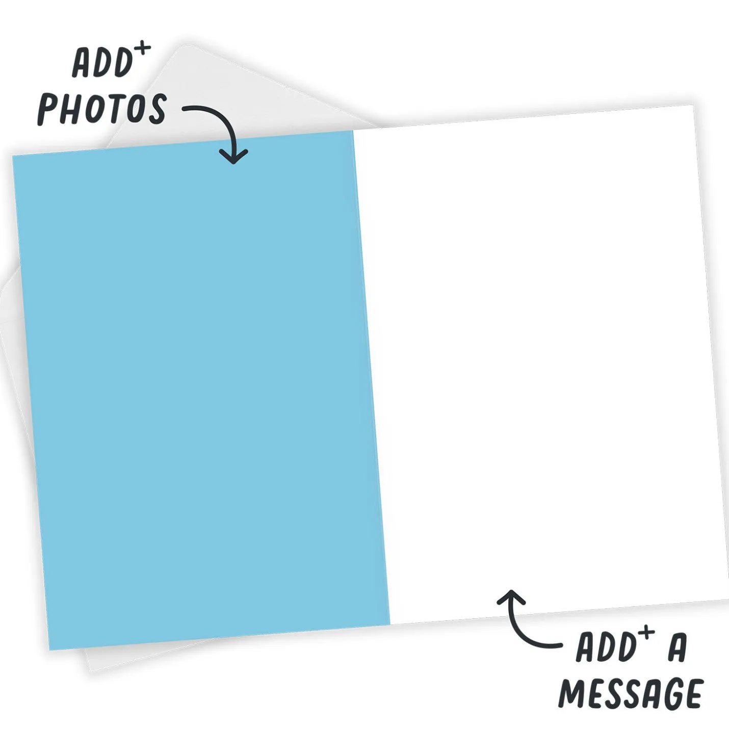 Blue Skies Landscape Custom Card