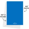 Blue Spotlight Frame Flat Graduation Party Invitation
