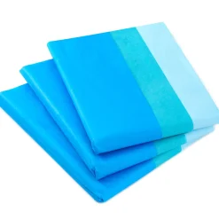 Blue/Turquoise/Light Blue 3-Pack Bulk Tissue Paper, 90 sheets