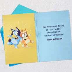 Bluey It's Your Day Musical Birthday Card for Kids