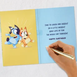 Bluey It's Your Day Musical Birthday Card for Kids