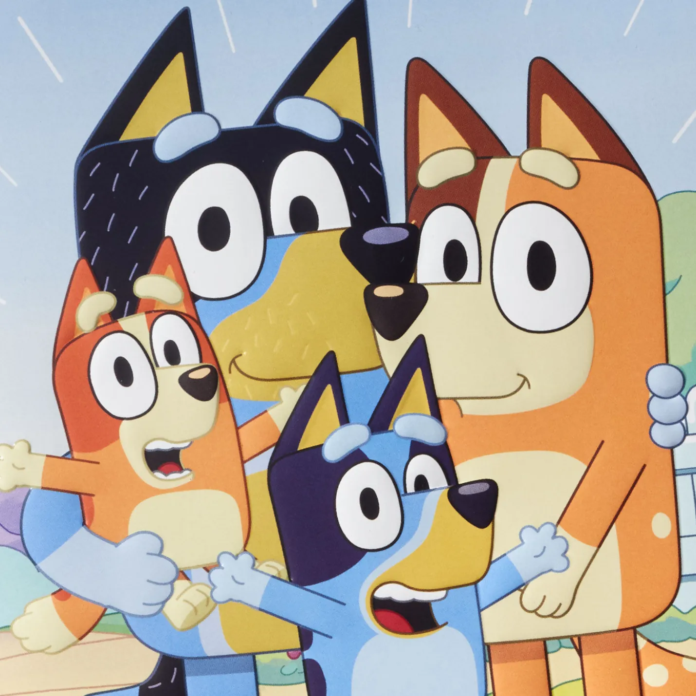 Bluey It's Your Day Musical Birthday Card for Kids