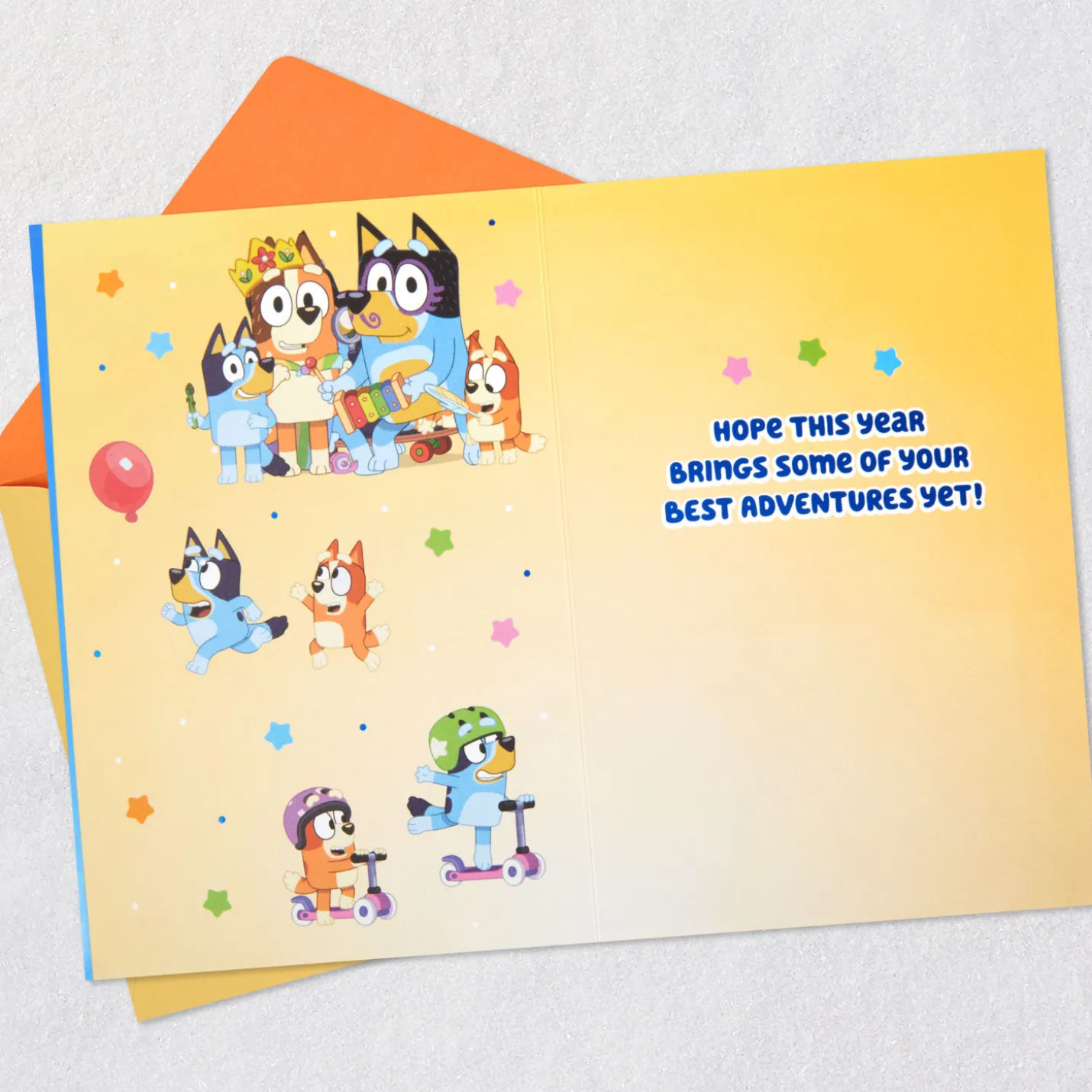 Bluey Maximum Fun Birthday Card for Kids