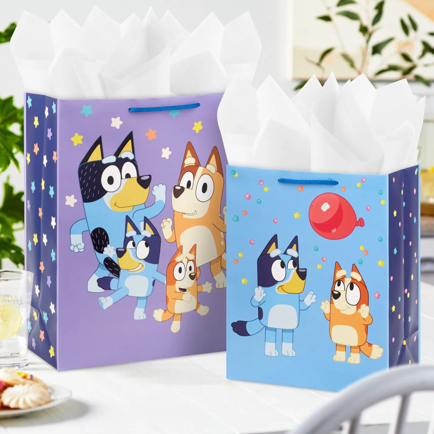 Bluey Party Fun 2-Pack Birthday Gift Bag Bundle
