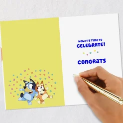 Bluey Time to Celebrate Preschool Graduation Card