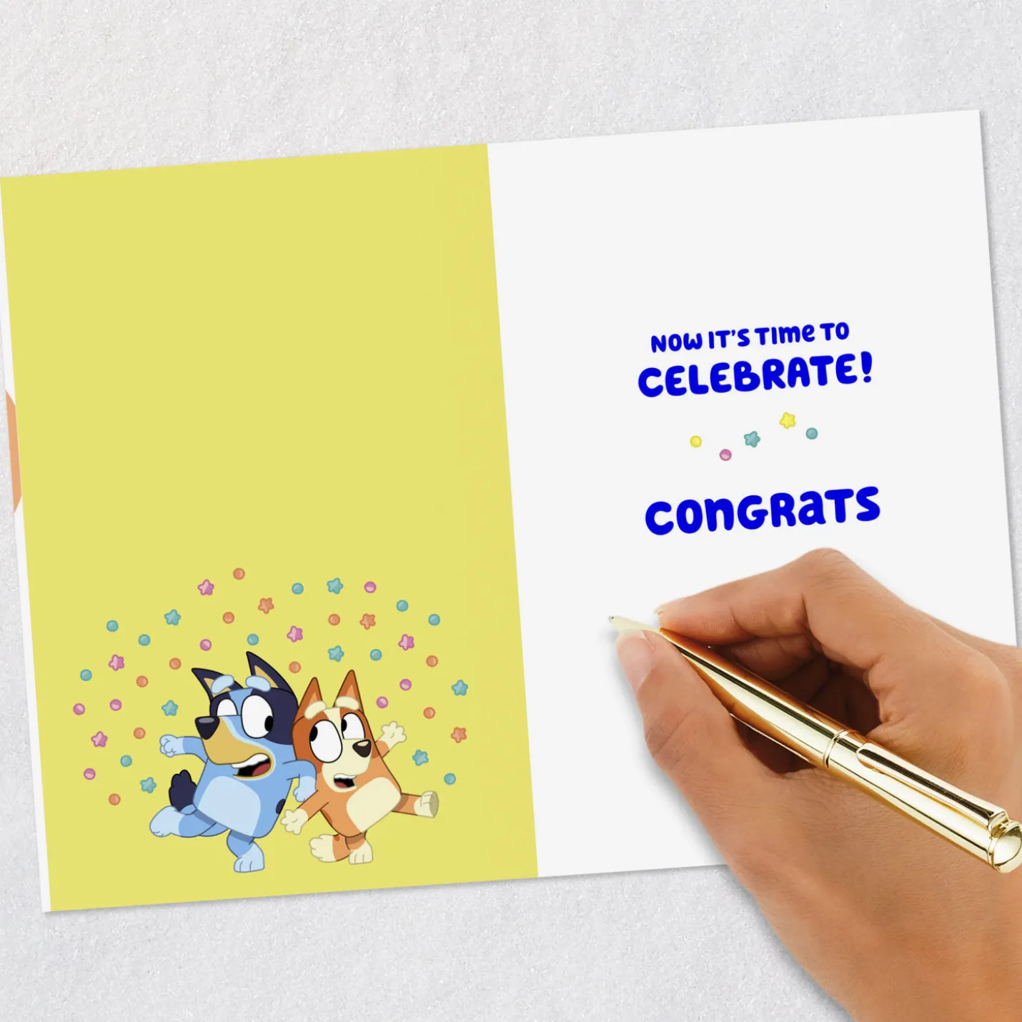Bluey Time to Celebrate Preschool Graduation Card