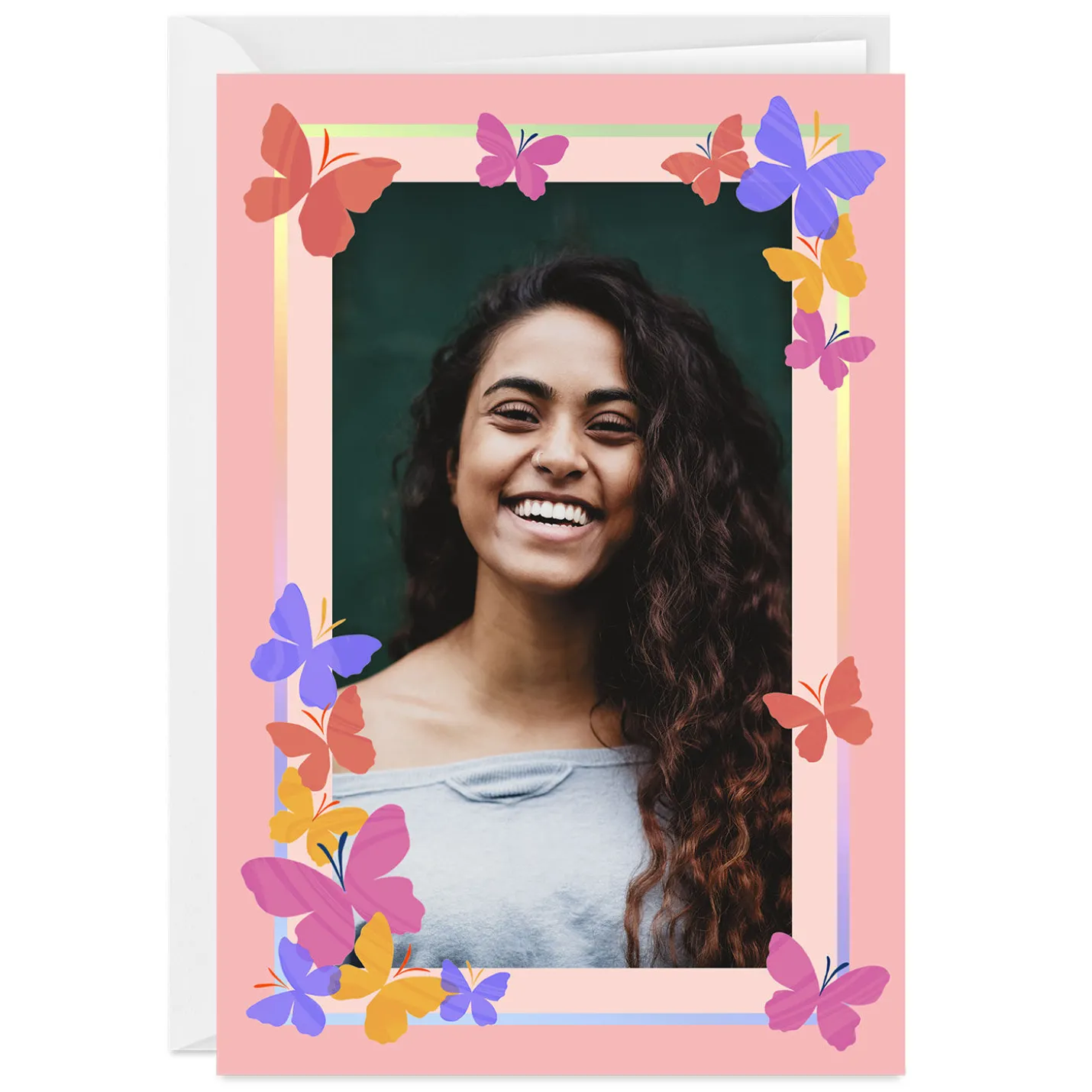 Boho Butterflies Custom Card