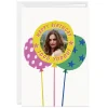 Bold and Bright Balloons Custom Birthday Card