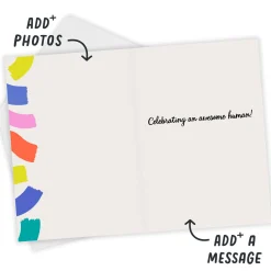 Bold and Bright Happy Custom Birthday Card