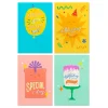 Bold and Bright Blessings Assorted Religious Birthday Cards, Box of 12