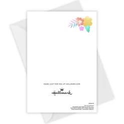 Bold and Bright Floral Frame Custom Card