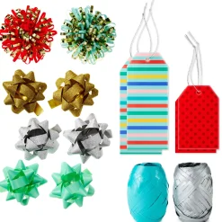 Bold and Bright 16-Pack Assortment Gift Trim Pack
