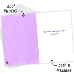 Bold and Bright Pisces Zodiac Custom Card