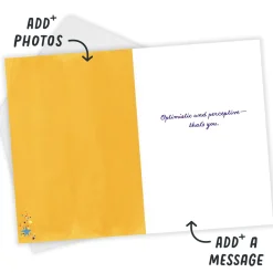 Bold and Bright Sagittarius Zodiac Custom Card