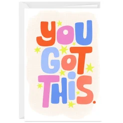 Bold and Bright You Got This Custom Support Card